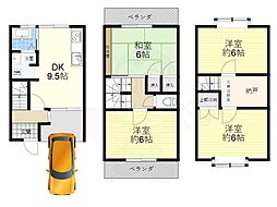 京都市山科区北花山中道町の一戸建て