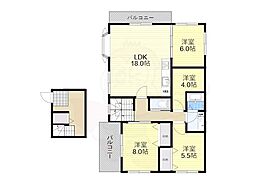 京都市山科区安朱山川町の一戸建て