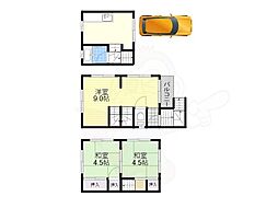 京都市山科区四ノ宮小金塚の一戸建て