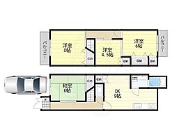 京都市山科区日ノ岡鴨土町の一戸建て