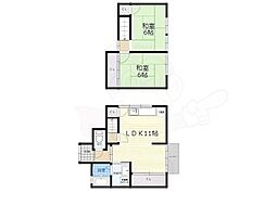 京都市山科区大塚中溝の一戸建て