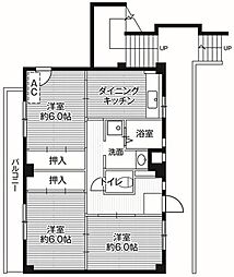 ビレッジハウス亀井野1号棟 404