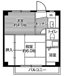 ビレッジハウス亀井野4号棟 202