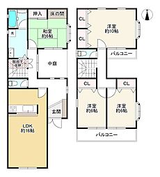 大阪市平野区長吉六反３丁目の一戸建て