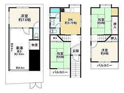 大阪市平野区長吉六反３丁目の一戸建て