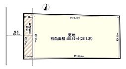 大阪市平野区瓜破東２丁目の土地