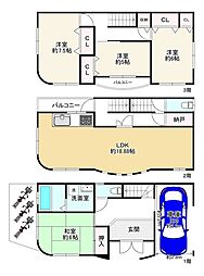 大阪市平野区瓜破東５丁目の一戸建て