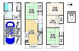 大阪市平野区長吉長原1丁目の一戸建て