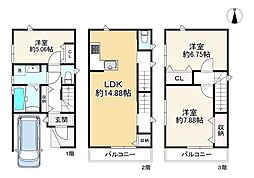 大阪市平野区平野東４丁目の一戸建て