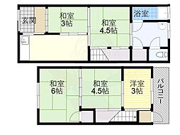 大阪市福島区海老江８丁目の一戸建て