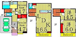 足立区南花畑４丁目の一戸建て