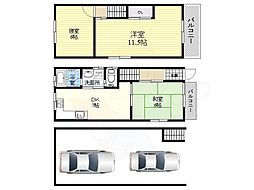 東大阪市善根寺町６丁目の一戸建て