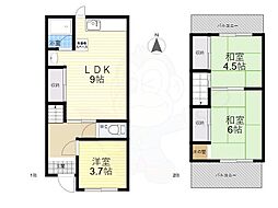 東大阪市稲葉１丁目の一戸建て