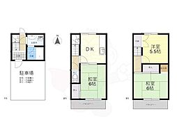 瓢箪山町貸家（瓢箪山町22-22）