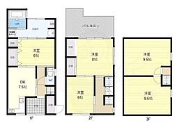 東大阪市上六万寺町の一戸建て