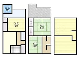 東大阪市上六万寺町の一戸建て