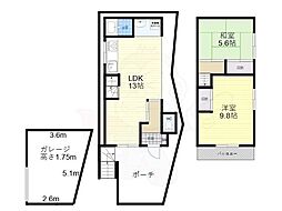 東大阪市六万寺町１丁目の一戸建て
