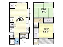 東大阪市中石切町４丁目の一戸建て