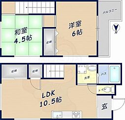 中石切町5丁目12-19貸家 1