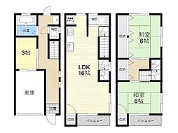 東大阪市出雲井本町の一戸建て