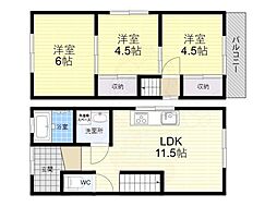 東大阪市新池島町１丁目の一戸建て
