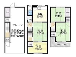東大阪市六万寺町３丁目の一戸建て