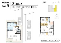 ラシット横浜 すみよし台 全5棟第2期2棟 No.1間取りプラン