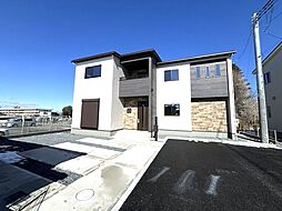 新規分譲地内9号棟、駐車スペース並列2台