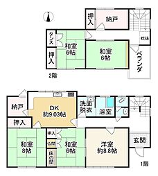 香芝市関屋北４丁目の一戸建て