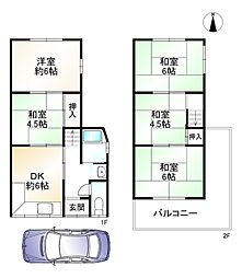 京都市右京区西京極徳大寺団子田町の一戸建て