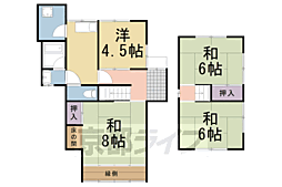 桂池尻町平屋貸家 6