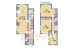乙訓郡大山崎町下植野宮本の一戸建て