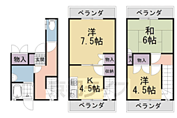 宇治市宇治蔭山59−66貸家 -