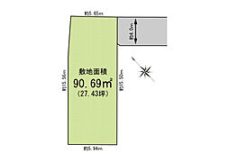 和泉市伯太町1丁目　建築条件なし土地
