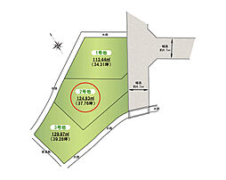 泉佐野市市場西2丁目　建築条件なし土地 2号地