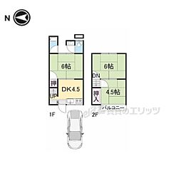 京都市左京区田中大堰町の一戸建て