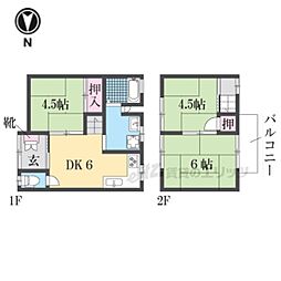 京都市右京区西京極徳大寺団子田町の一戸建て