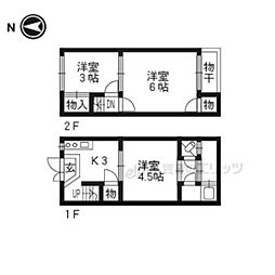 京都市左京区北白川西町の一戸建て