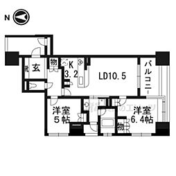 プレティナージュ御池東洞院302 302