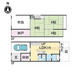 京都市上京区毘沙門町の一戸建て