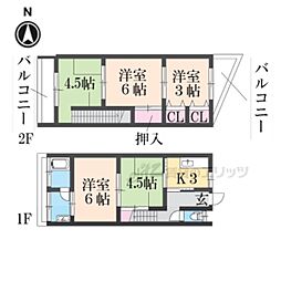 京都市右京区西京極西団子田町の一戸建て