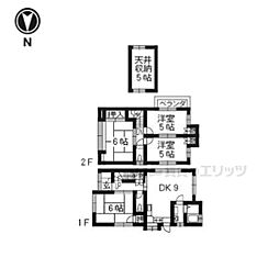 京都市山科区北花山西ノ野町の一戸建て