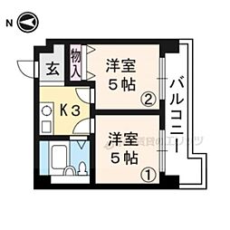 アメニティー京都二番館 8D