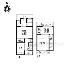 京都市右京区山ノ内池尻町の一戸建て