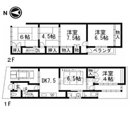 京都市右京区龍安寺塔ノ下町の一戸建て
