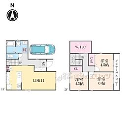 京都市北区紫竹下長目町の一戸建て