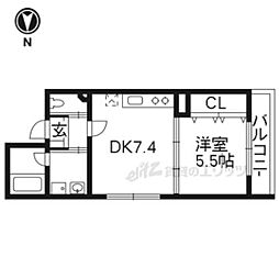 ブランネージュ二条城北 306