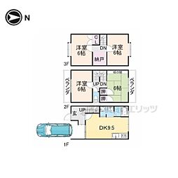 京都市山科区北花山中道町の一戸建て