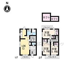 京都市山科区北花山大林町の一戸建て