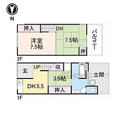 京都市山科区西野楳本町の一戸建て